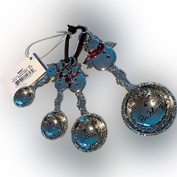 Ganz Happy Holidays 4 piece Measuring Spoon Set, NWT - Picture 1 of 8